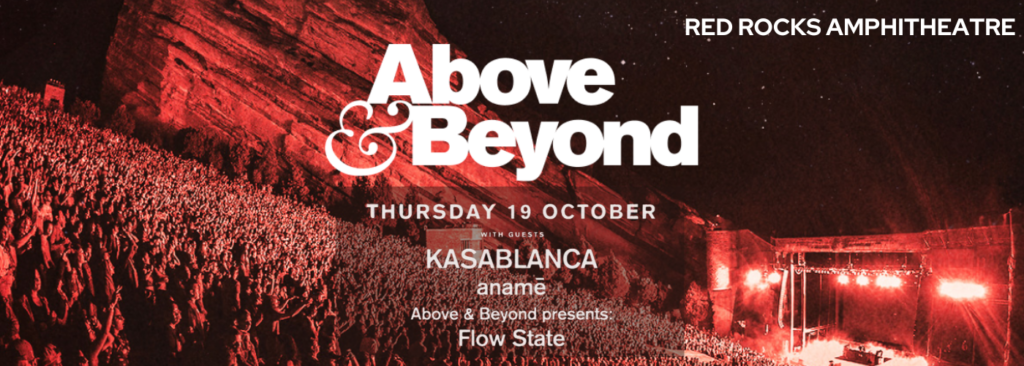 Above & Beyond at Red Rocks Amphitheatre