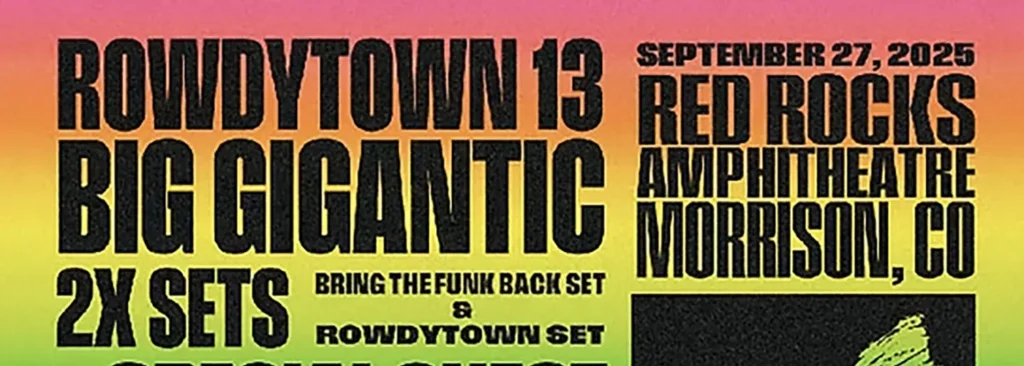 Big Gigantic at Red Rocks Amphitheatre